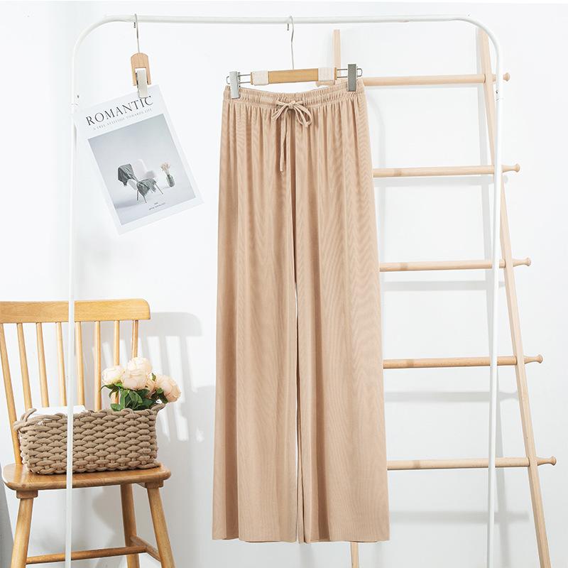 Wide Leg Pants for Women In Summer Thin Fit Loose Hanging Breathable Straight Leg Casual Floor Pants