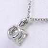 TIFFANY&Co. Necklace Solitaire 0.3ct Pt950Platinum/diamond 2.5g Women Used