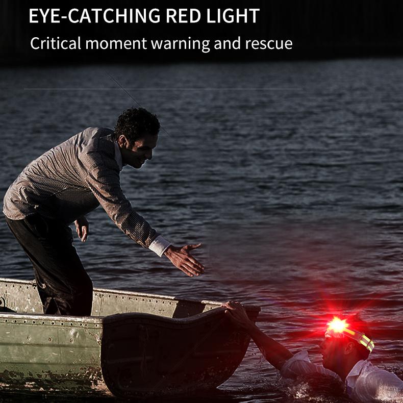 Built-in Battery COB LED Headlamp Camping Fishing Powerful USB Rechargeable Headlight Waterproof Head Torch Head Lamp Lantern