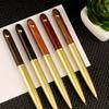 Smooth Writing Wooden Ballpoint Pen Retractable Business Ballpoint Pen School