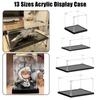 Acrylic Display Case for Collectibles Assemble Clear Dustproof Display Box for Action Figures Model Doll Toys Display Home Storage Case