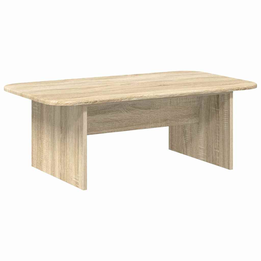 Coffee Table in Sonoma Oak Finish 93 x 53 x 33 cm Engineered Wood