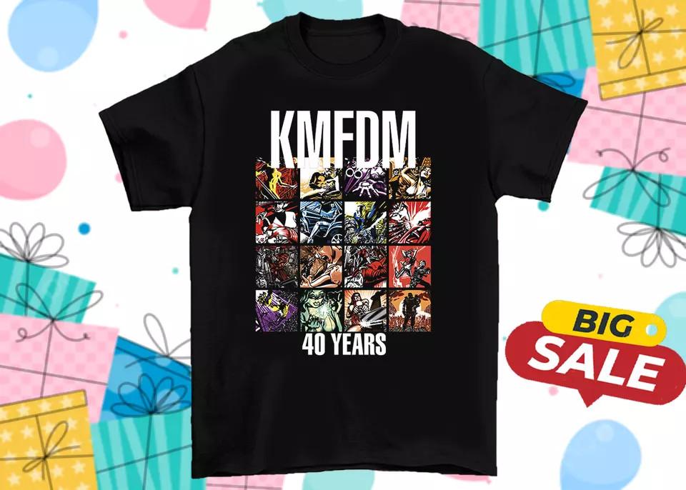 KMFDM Band 40th Anniversary Tour 2024 T SHIRT Full Size S-5XL