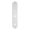 Goldo Telecaster-Style Control Plate with Angled Switches, Chrome, CPT4C