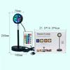Sunset Lamp Projector Rotatable Lamp Head Sunset Projection Light Remote 16 RGB