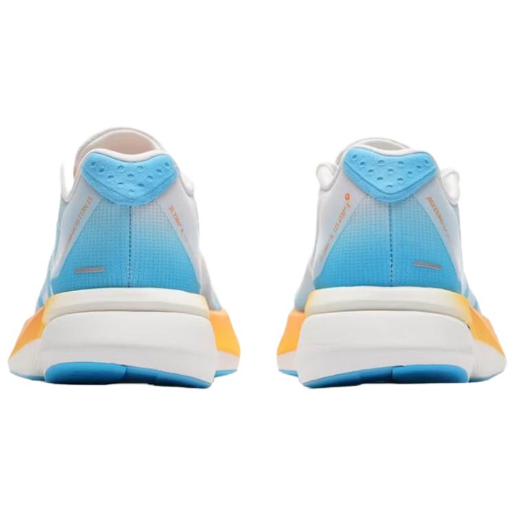 adidas Adizero Boston 13 Марафонские Беговые Кроссовки Унисекс Белый Синий Оранжевый KH6366