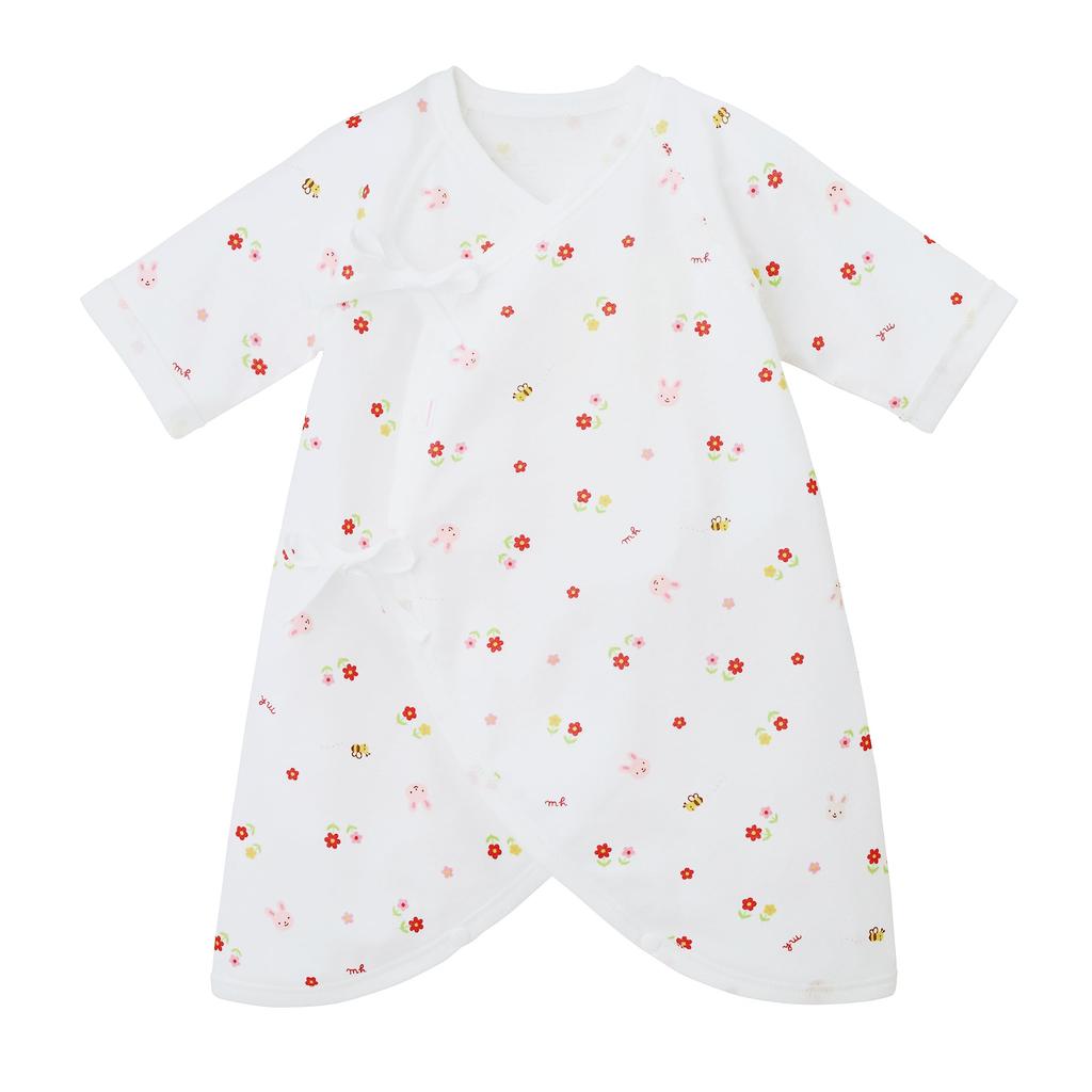 MIKI HOUSE Комбинезон Сделано для мальчиков и Размер Майка, 100% хлопок, Япония, Для девочек, Новорожденный, 60 см, Розовый, 40-2320-386