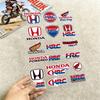 ДЛЯ HONDA HRC H WING Мотоциклетные Светоотражающие Наклейки Водонепроницаемые Декали для Шлема Скутера Топливного Бака Ящика для Инструментов Гонки XL0