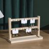 Wooden Jewelry Collection Rack Solid Wood Earrings Jewelry Hanging Showcase Bracelet Display