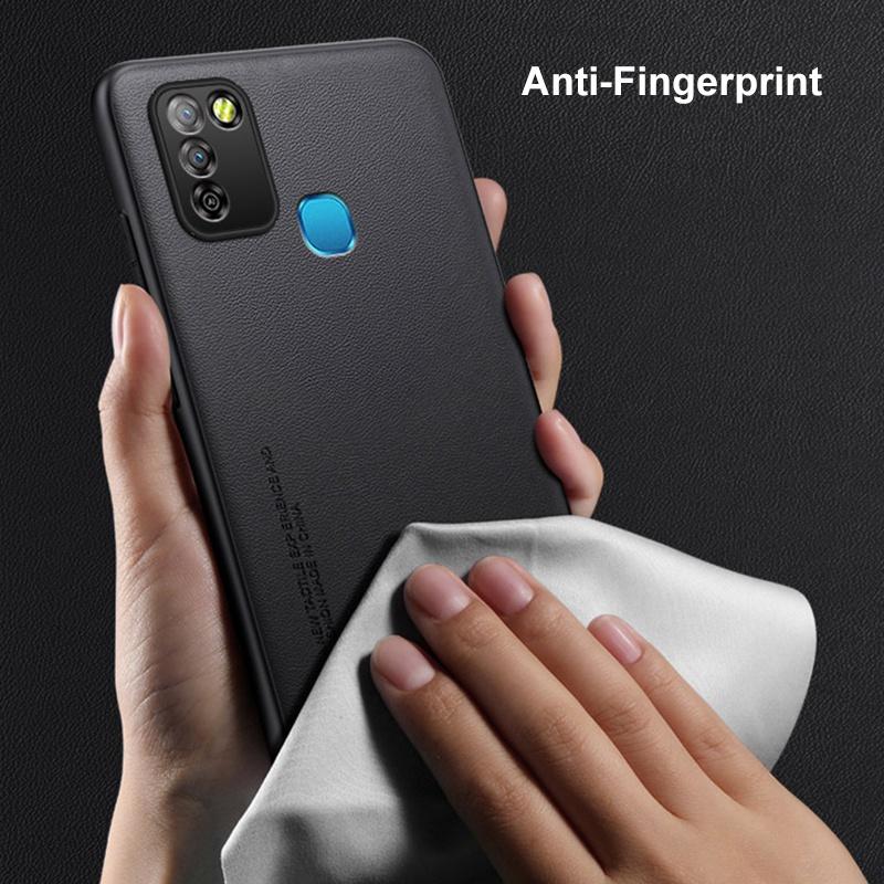 Роскошный чехол из искусственной кожи для Infinix Hot 10 Lite Smart 5, матовый силиконовый чехол с полной защитой для телефона Infinix Smart 5, чехол