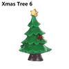 Deer Bonsai Decor Home Decorations Christmas Figurines Santa Claus Miniature Snowman Xmas Tree