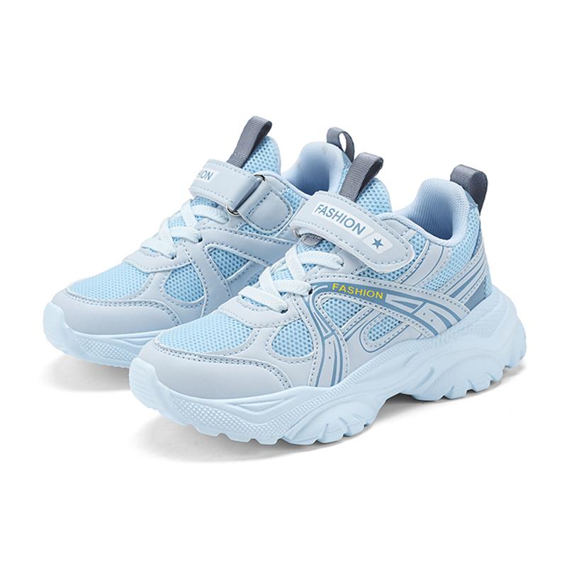 Новая детская дышащая повседневная обувь для мальчиков, легкие кроссовки для детей для школы, ходьбы и бега, нескользящая спортивная обувь