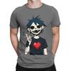 Графическая футболка 100% хлопок для любителей искусства Gorillaz Топы Футболки для унисекс