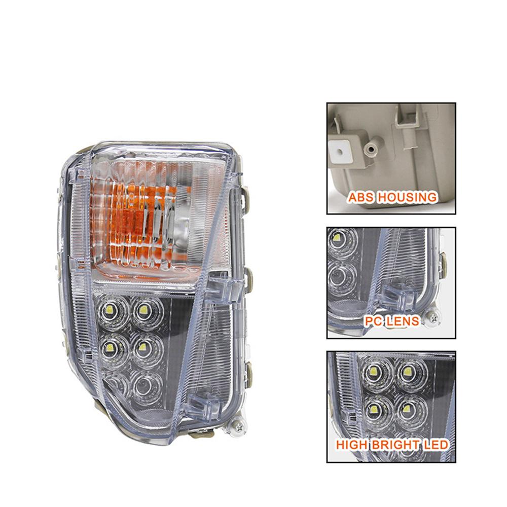 LED Turn Signal Fog Light Daytime Running For 2010-2015 Toyota Prius Right Side