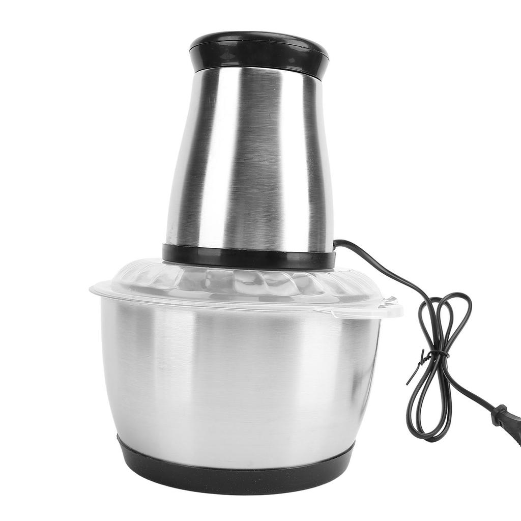 Мясорубка электрическая с чашей из нержавеющей стали 2 л, медным мотором 200 Вт для кухонного мяса