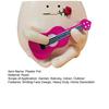 Guitar Smiling Face Planter Pot Resin Ukulele Head Flowerpot Indoor Outdoor Cactus Succulent Plants Container Home Balcony Garden Decoration