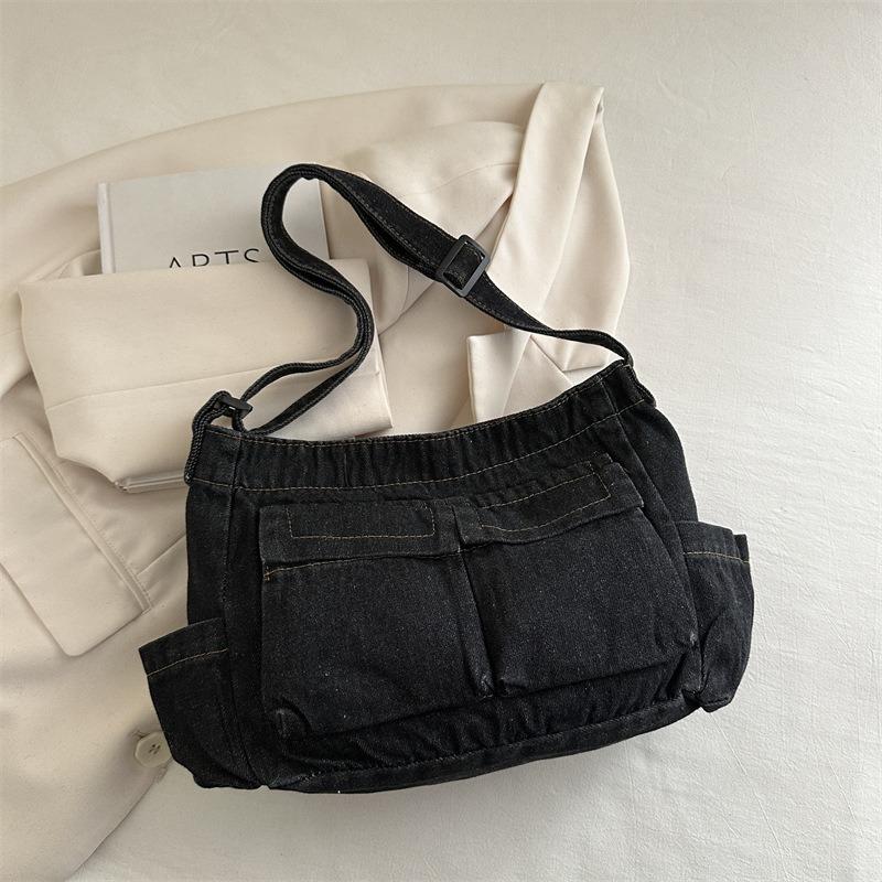 Легкая джинсовая сумка темпераментная женская сумка модная сумка через плечо женская повседневная дорожная сумка-мессенджер