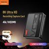 Карта видеозахвата Charm VC308K 8K HDMI для прямых трансляций с Ultra HD сквозным выходом и USB-трансляцией экрана