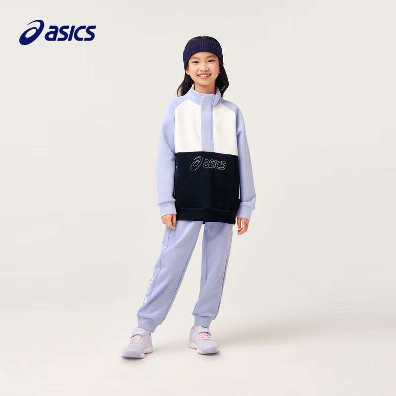 Asics Детская унисекс толстовка-футболка с высоким воротником и длинным рукавом