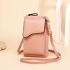 Women's Bag Creative Fashion Single Shoulder Bag Crossbody Bag Large Capacity Women's Long Purse Solid Color Mobile Phone Bag