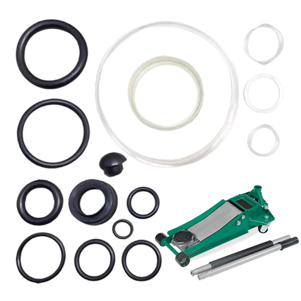 Dreuhuing Floor Jack Repair Sealing Tool Kit, Complete Set of O-Ring Horizontal Jack Accessories