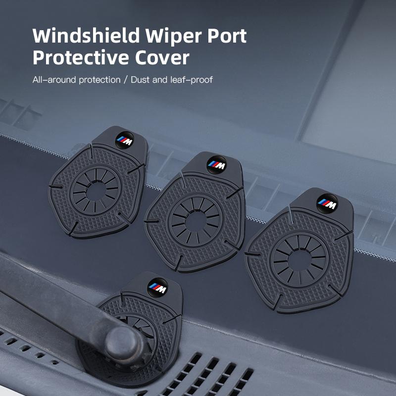 BBIH8 2026New Car Windshield Wiper Hole Protective Cover Decoration Keychain For BMW X1 X2 X3 X5 X4 X6 X7 iX3 F20 F10 F07 E70 E46 E90