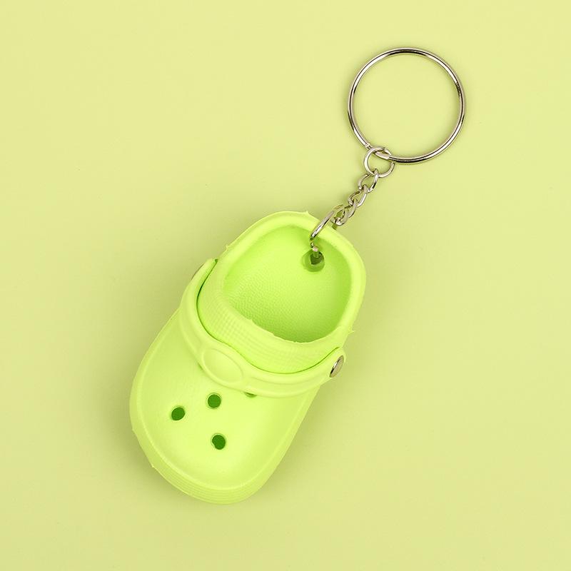 Мини-тапочки, брелок для обуви, милый 3D пляжный брелок из ЭВА, маленький крокодил, брелок для ключей, женский рюкзак, подвеска, брелок, аксессуары