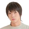 AQUADOLL Парик «Волк», Короткий, Мужской, Корейский Стиль, Уличный Стиль, Многослойный, Парик Полной Длины, Один Размер Подходит Большинству, B2 Дымчато-Коричневый, wg355B2