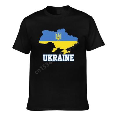 Флаг Украины Карта Страны Украинцев ЭТО В МОЕЙ ДНК Мужская Женская Футболка Детские Футболки Футболка Хип-Хоп Футболки XS5XL 100% Хлопок
