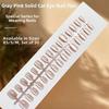 30Pcs Cat's Eye Fake Nails Medium Short Nail Tips Popular Press On Nails  for Nail Art