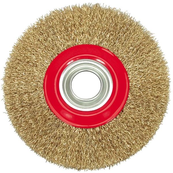 Vorel Szczotka Tarczowa 200Mm, Drut Karbowany, Otwór Mocujący 32Mm 06980
