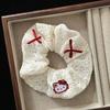 Красный Кот Галстук-бабочка Кружево Большой Кишечник Резинка для волос Японский Милый Высококачественный Девичий Стиль Хвост Волос Веревка Аксессуары для волос