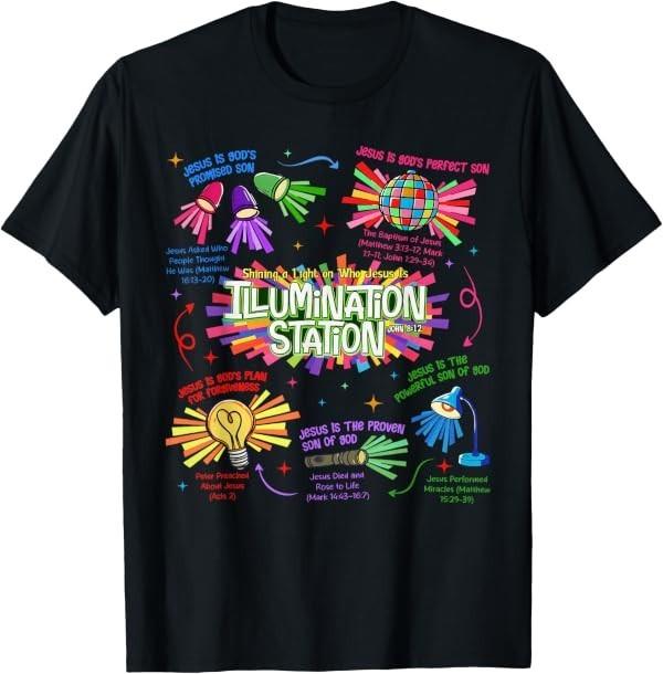 Illumination Station VBS 2026 Bible Jesus Christian Lights T-Shirt