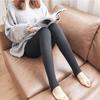 Женские колготки, чулки из плюша, идеальные ноги, утягивающие, искусственный полупрозрачный теплый флисовый комбинезон, подтяжка живота, подтяжка бедер, серые кожаные цельные брюки