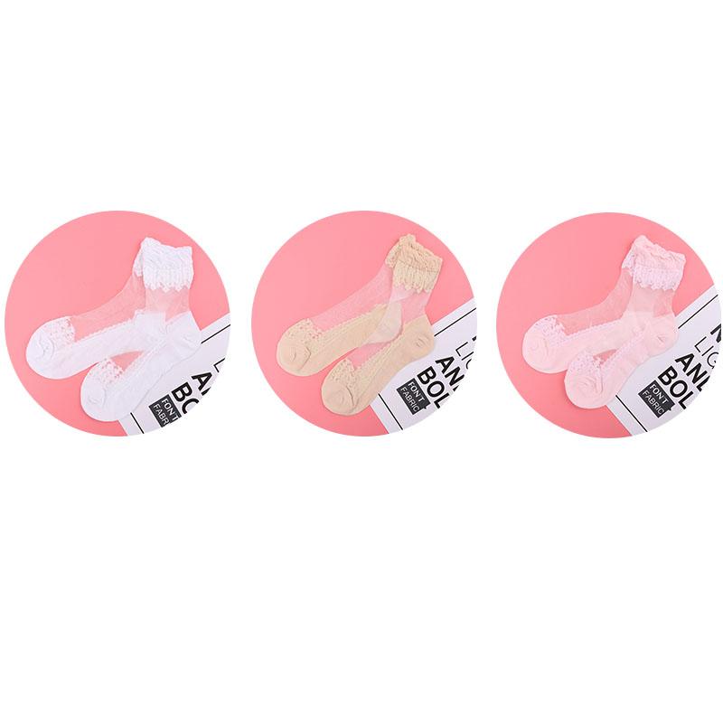 3/5 пар Новый продукт Кристальный шелк Носки-приливы Женские Дышащие Сексуальные Черное кружево Девушки Нейлон Повседневные Высококачественные Носки Новогодний подарок