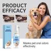 Dog Cat Breath Freshener Spray Pet Oral Hygiene Cleaner Reduce Bad Breath Long Lasting Clean Scent Maintenance Dental Health