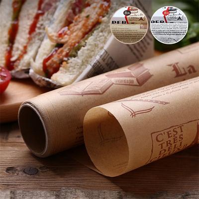 Бумажные листы для выпечки, английская газета, предварительно вырезанный пергамент для выпечки печенья, жарки, приготовления пищи, решетка для гриля