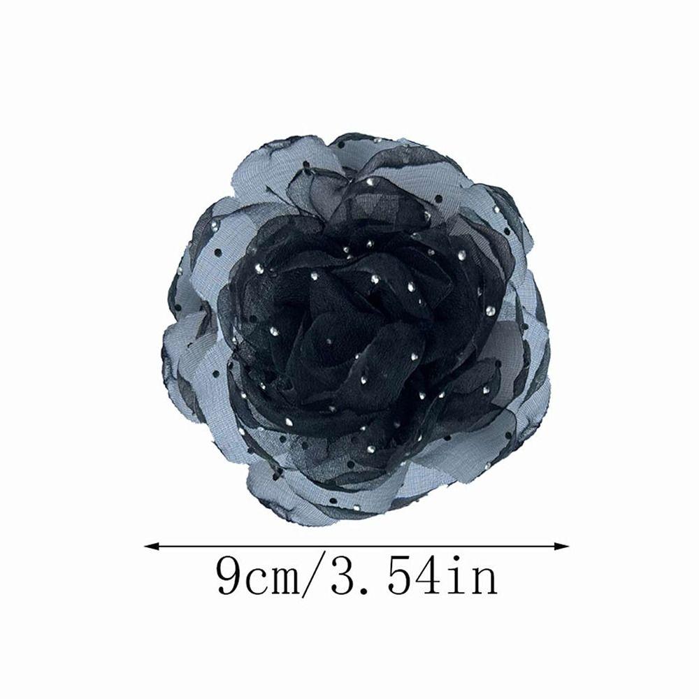 Костюм свитер пальто большой цветок брошь ювелирные изделия значок аксессуары тканевые художественные булавки на лацкан новый корсаж