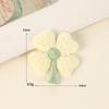Fresh And Simple Tulip Embroidery Patch Clothing Accessories, Colorful Cute Four-Leaf Clover Series Embroidery Cloth