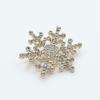 Женская Брошь-Булавка Кристалл Страз Большая Снежинка Зимняя Снежная