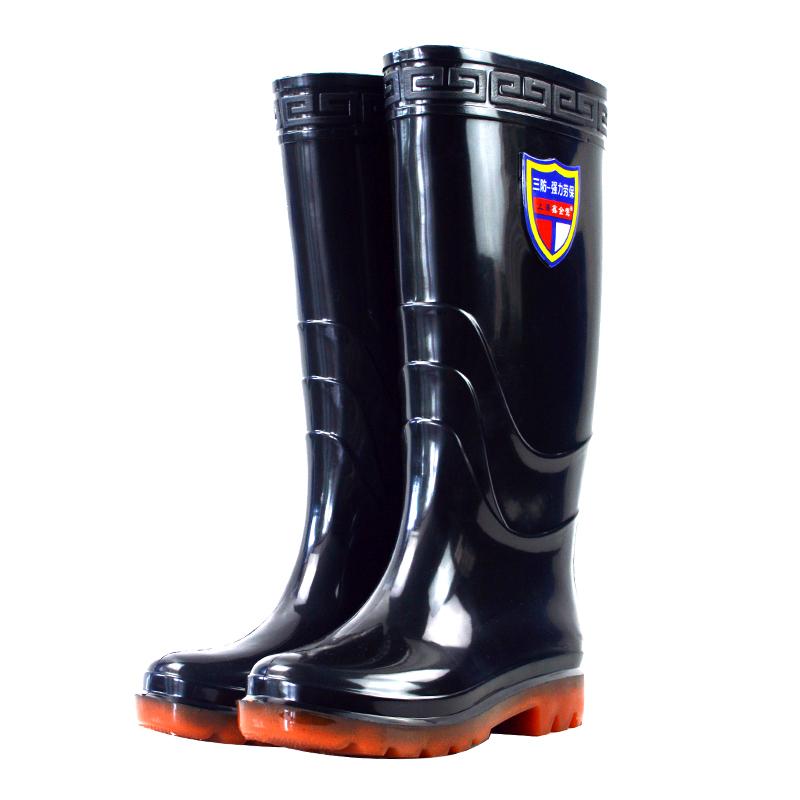 2025 Wellington PVC Plastic Safety Gumboots with Steel Toe Safety Rain Boots with Steel Shank Plate Rain Boots Wholesale