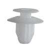 ESC ECF2065 10 Pieces Door Panel Retainer; White Nylon for Honda: 91560-S9A-A01 Toyota:90467-10161