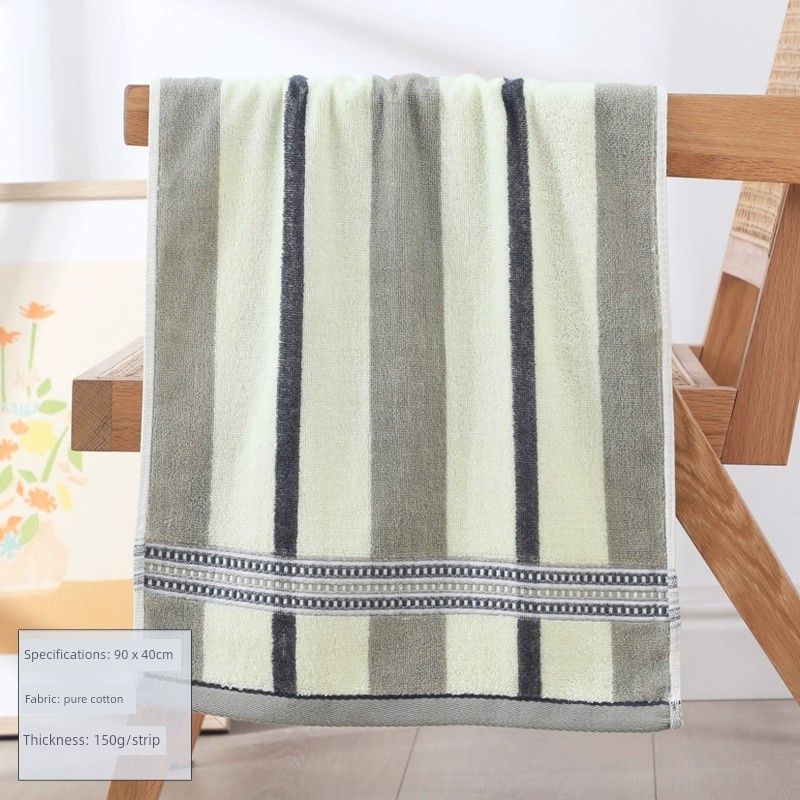 For Home Bath Absorbent Long Sports 100% Cotton Towel