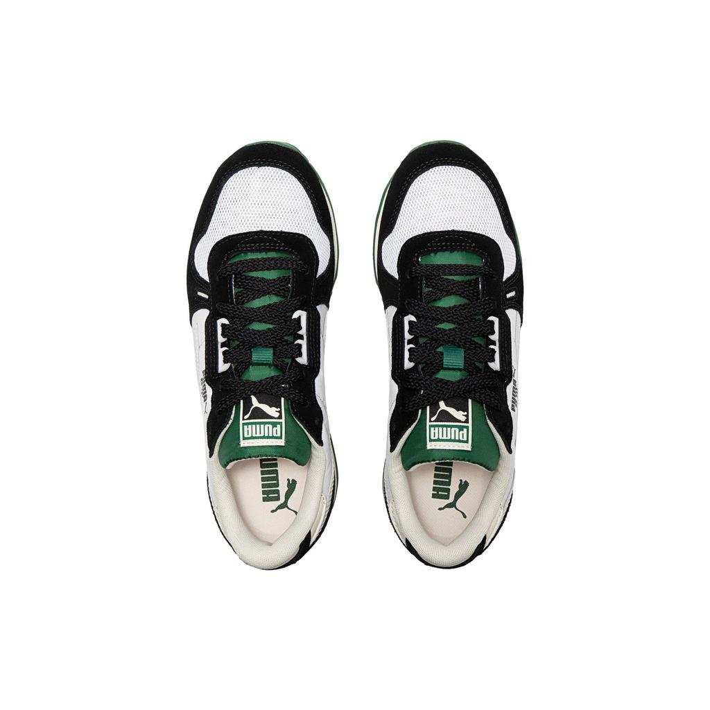 Puma Rx 737 Тканевые Двухслойная коровья кожа Удобные Спортивные Низкие Кроссовки для Повседневной Носки Унисекс кроссовки Черный Белый Зеленый 391971-01