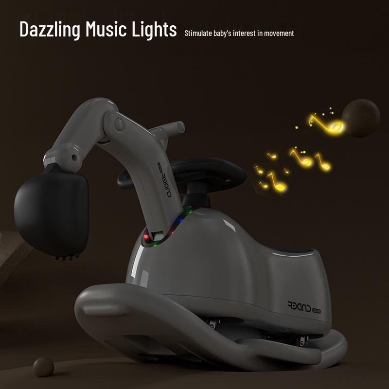 Многофункциональная детская качалка-лошадка и машинка-арахис с бесшумными колесами и защитой от опрокидывания