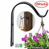 1PCS Garden Hanging Wall Brackets Outdoor Basket Flower Plant Pot Hanger Metal Hook Decor