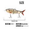 Bionic Fish Электрическая приманка Воблеры Автоматическая плавающая приманка Жесткая рыболовная приманка Крэнкбейт