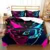 Naruto Series Three-piece Duvet Cover Digital Printing Brushed Two-piece Set Children's Cartoon Anime Quilt Cover