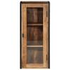 Bathroom Wall Cabinet 40 x 30 x 90 cm Solid Acacia Wood and Iron