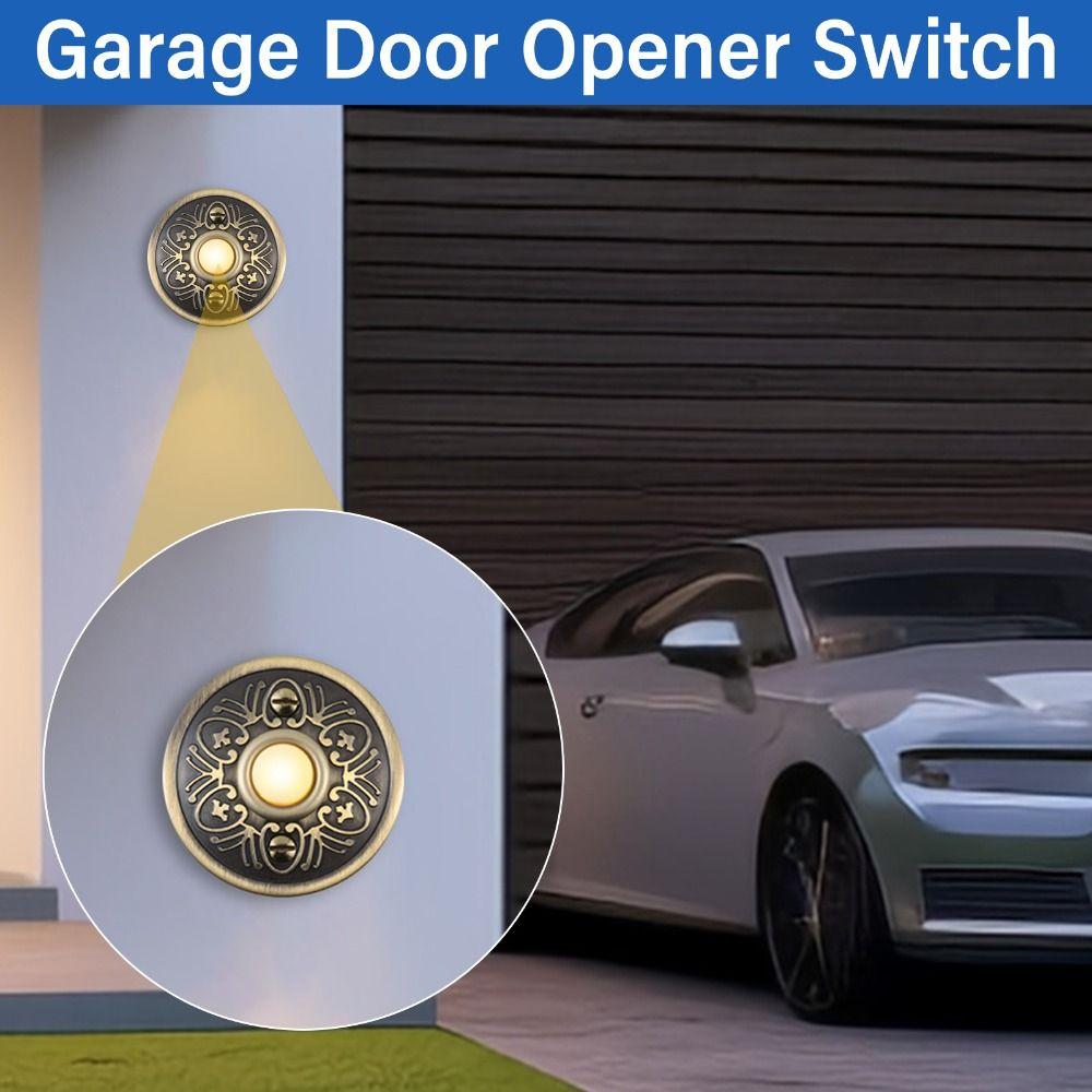 Metal Metal Door Bell LED Lighted Door Bell Heavy Duty Doorbell Push Button  Garage